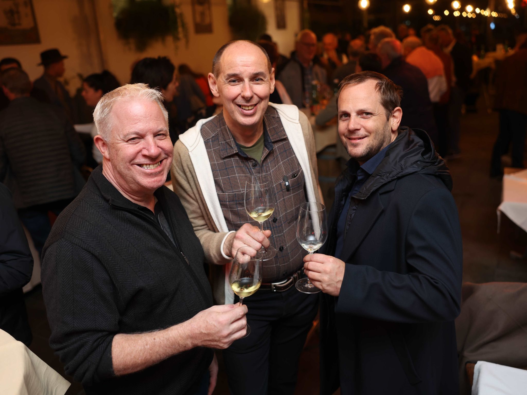 Hans Peter Tauber, Erwin Rosner und Johannes König (SPAR-Markt König, Lustenau).