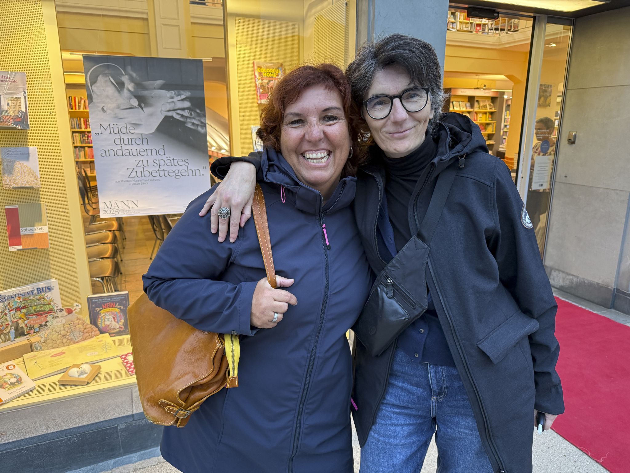 Bettina Brunner und Martina Hajduk kamen nach Bregenz