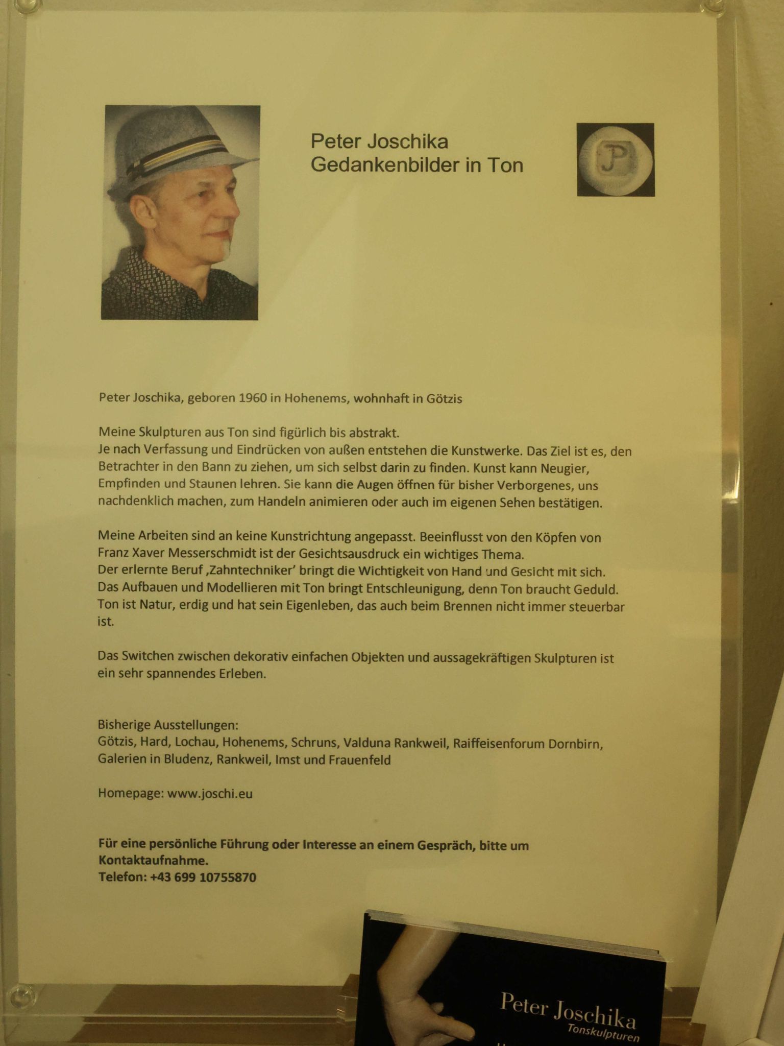 Informationen zu Peter Joschika.