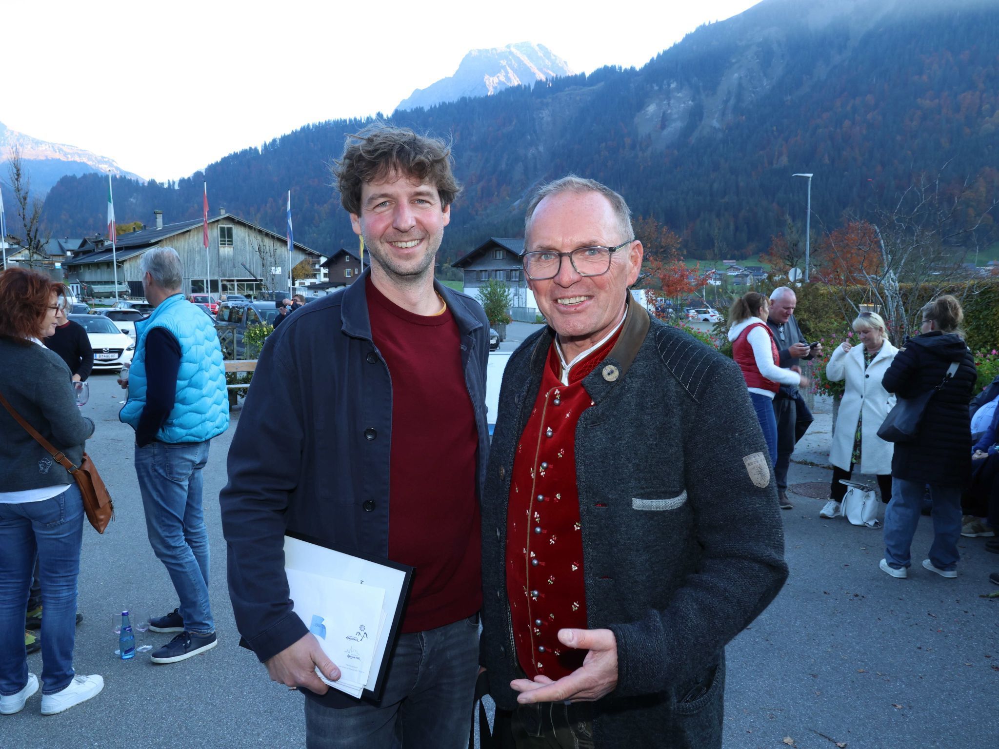 Winzer Martin Andorfer und Siegfried Kreuzer (