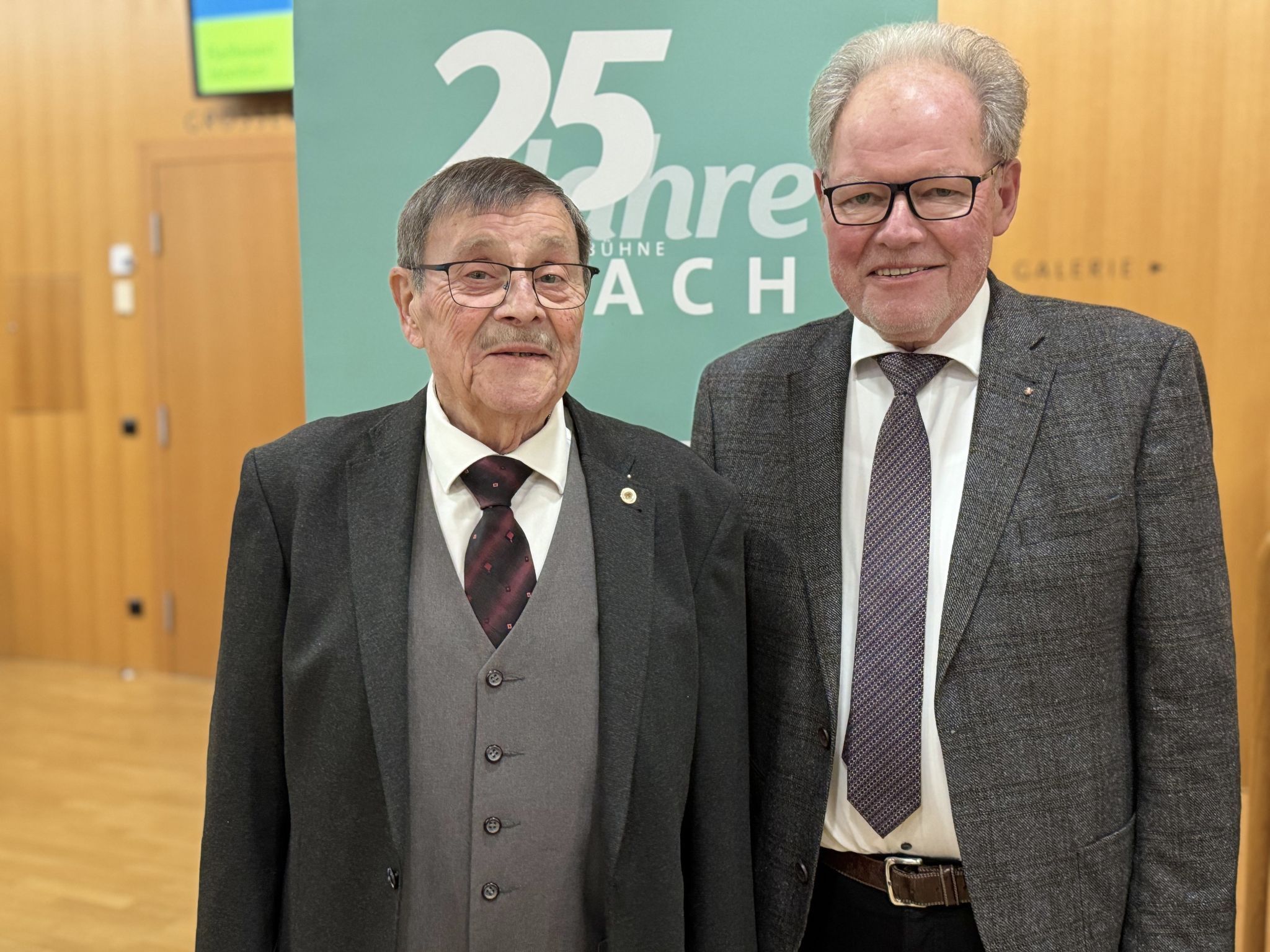 Die Initiatoren Armin Bell und Werner Huber.
