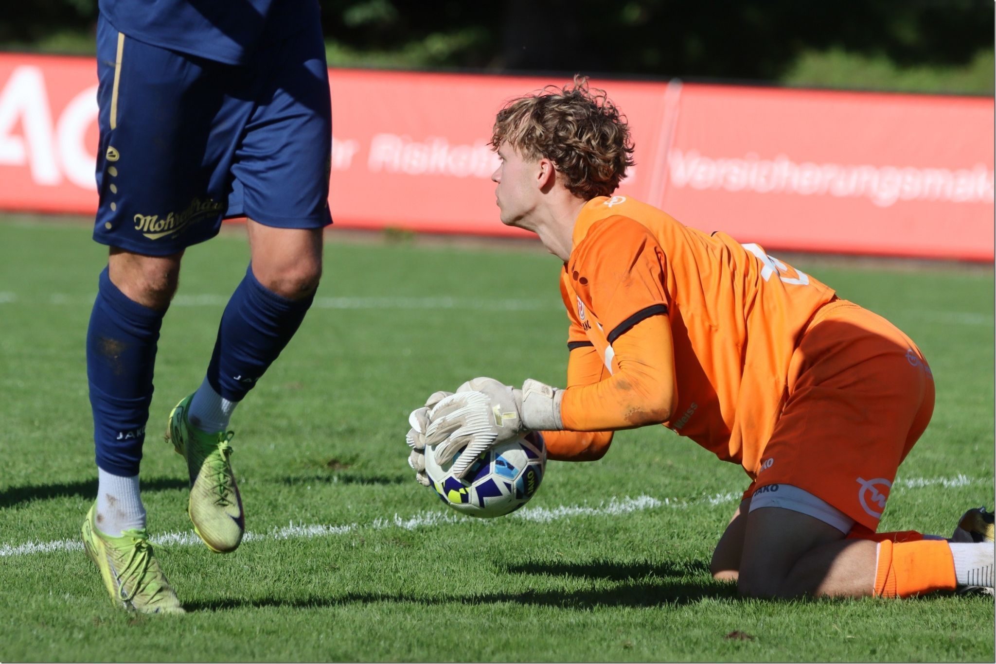 Hielt seinen Kasten rein: Altach Goalie Noah Ender.