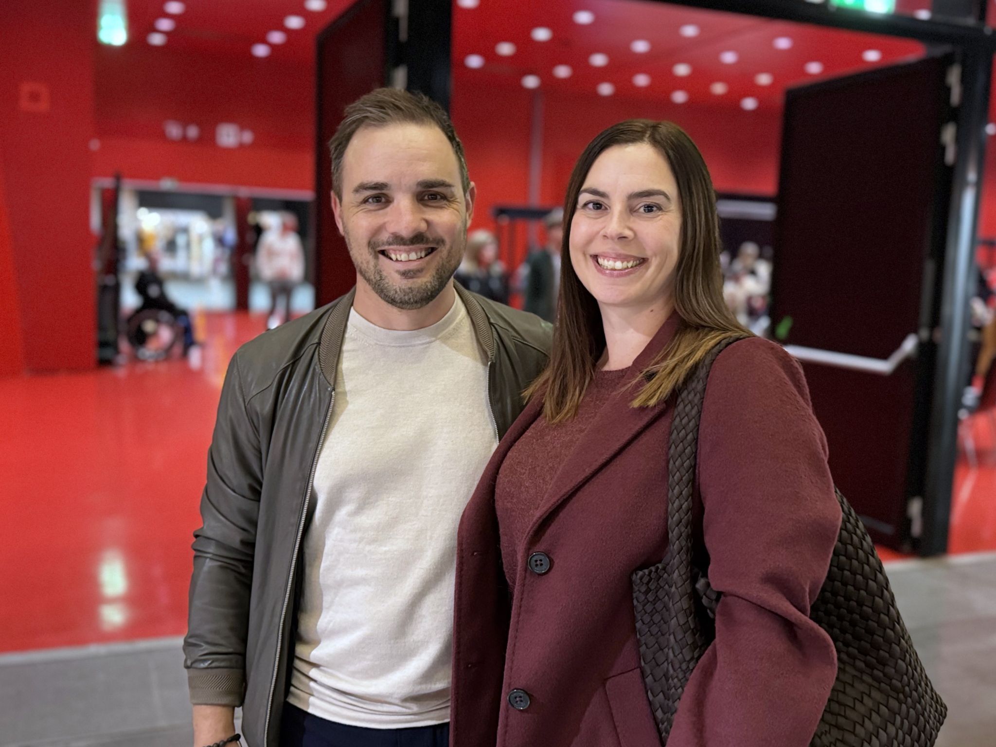 Unter den Besuchern: Designer Chris Gaethke (Projectone) und Sabine Nigsch-Gaethke.