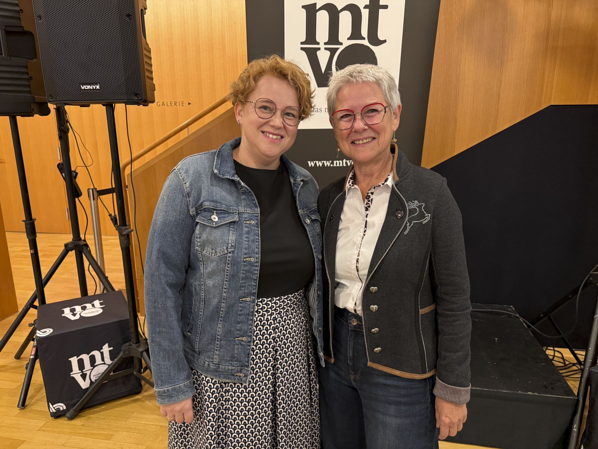 Anne Büchele kam mit Mama Gabi Hammerer
