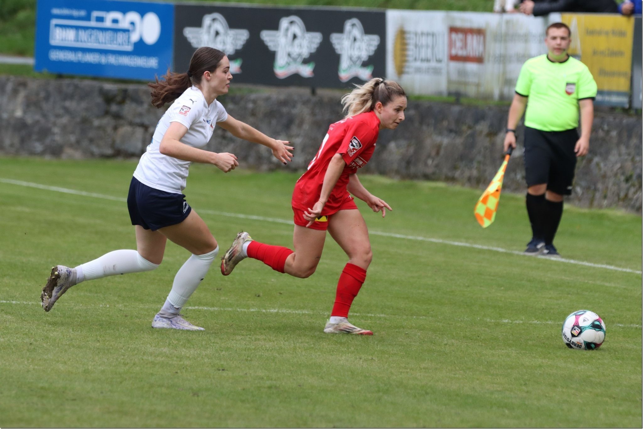 Sarah Schneider spielte im Mittelfeld. 