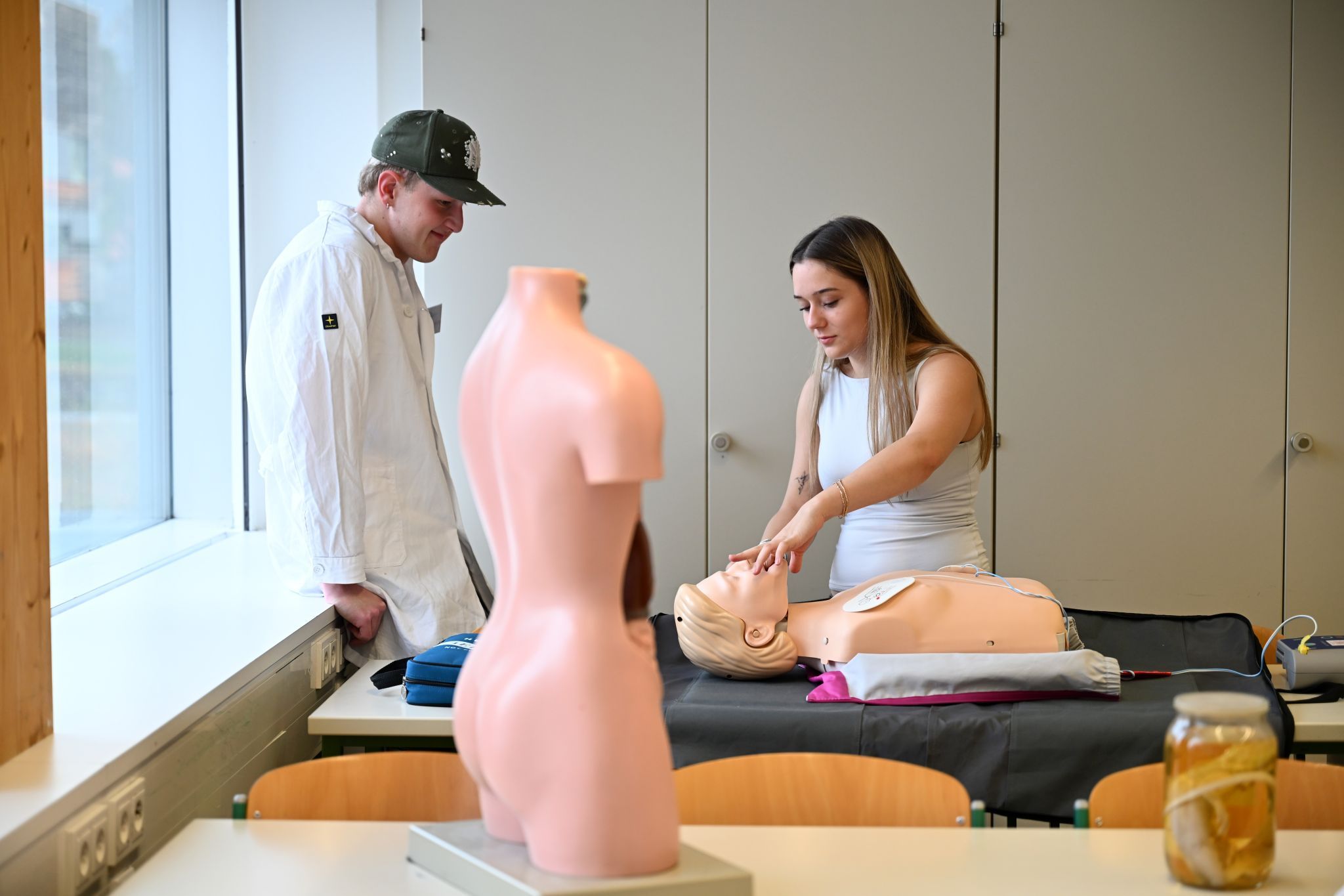 Auch Erste Hilfe konnte geübt werden.