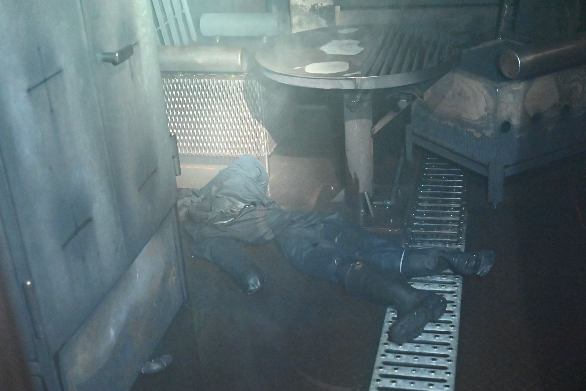 Ein Blick ins Innere der Anlage zeigt, dass sich eine