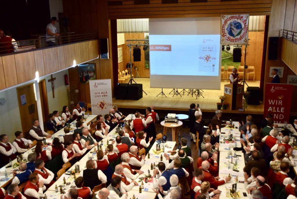 Blasmusikverband tagte in Bartholomäberg