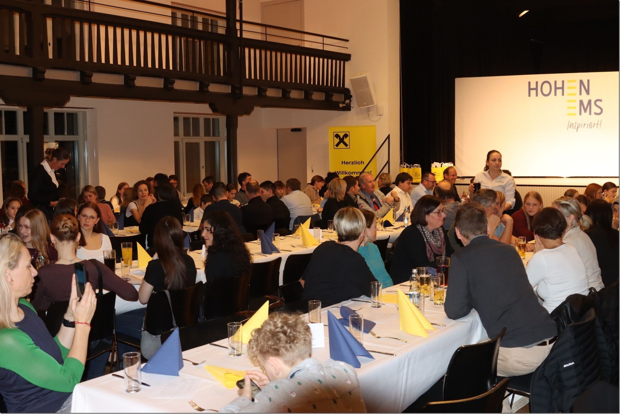 Die Stadt Hohenems gab den Sportlern die große Anerkennung für die erbrachten Leistungen.