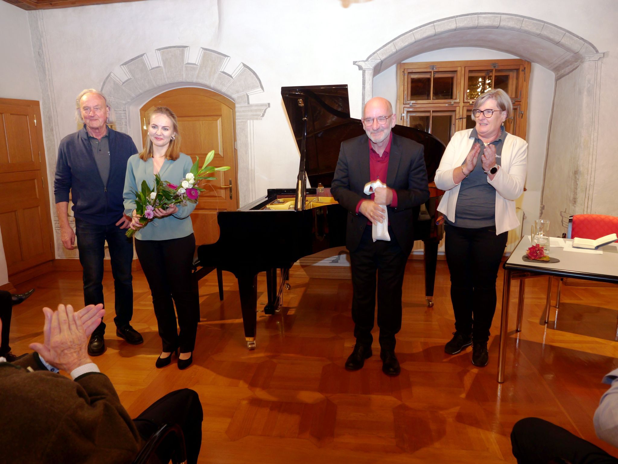 Harald Rauch und Ruth Bickel mit dem gefeierten Duett des Abends.