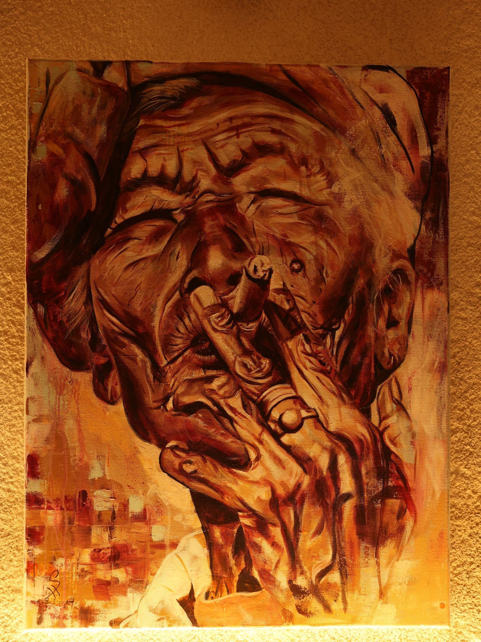 Vorlagen zu ihrer Kunst holt sich Hagelkreuz aus dem Internet.