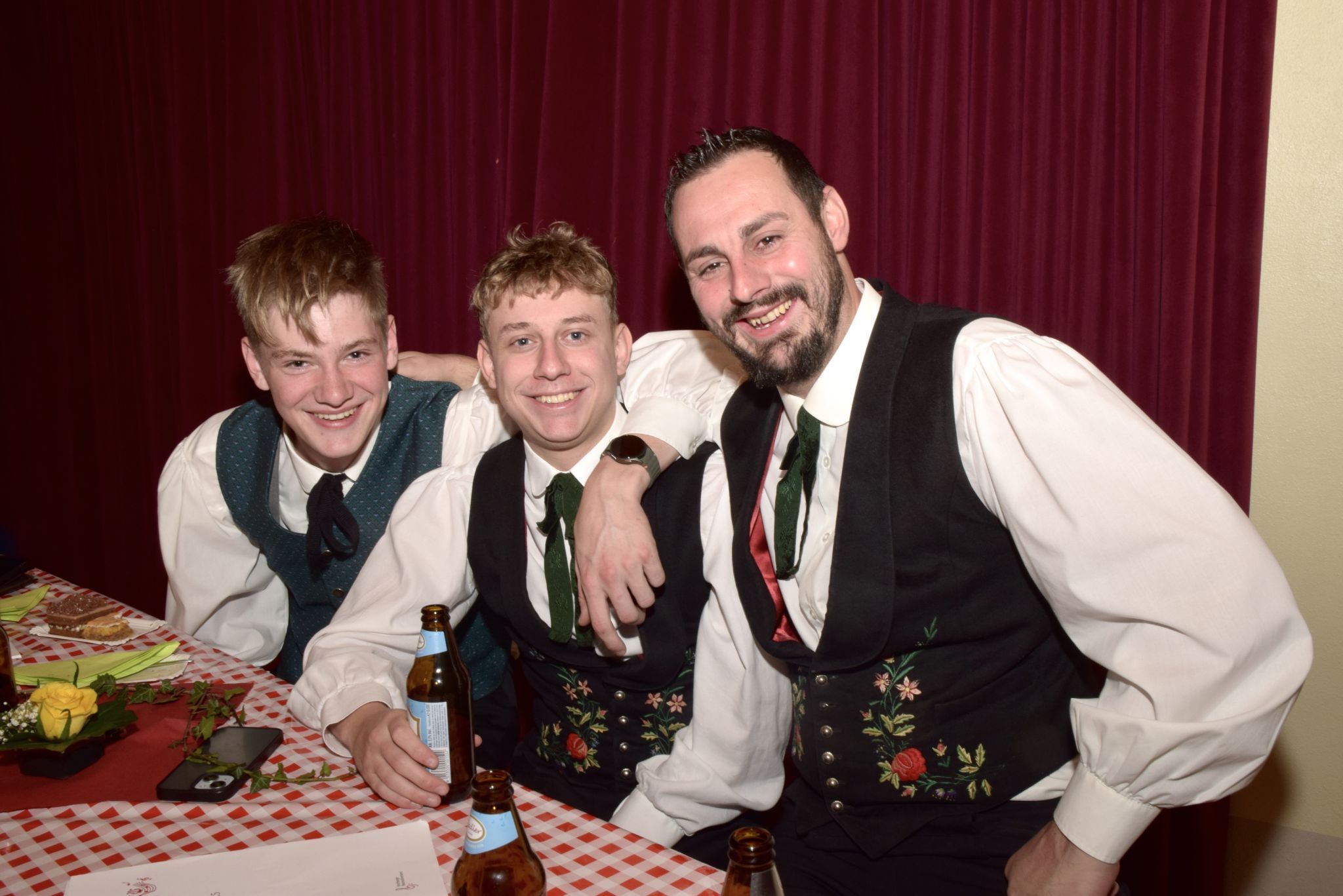Mitglieder der Trachtenkapelle Fontanella waren ebenfalls am Bartholomäberg dabei.