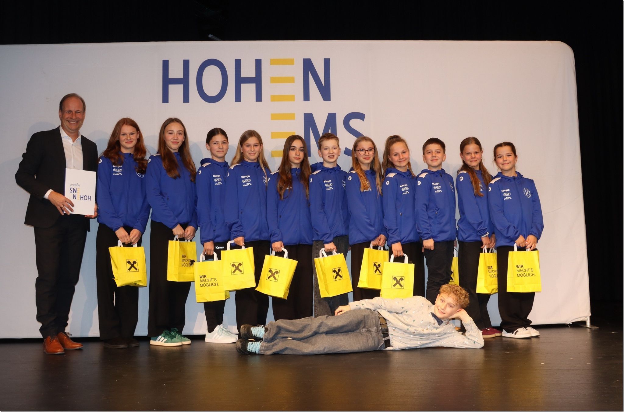 Die Athleten der Turnerschaft Hohenems mit vielen Auszeichnungen.