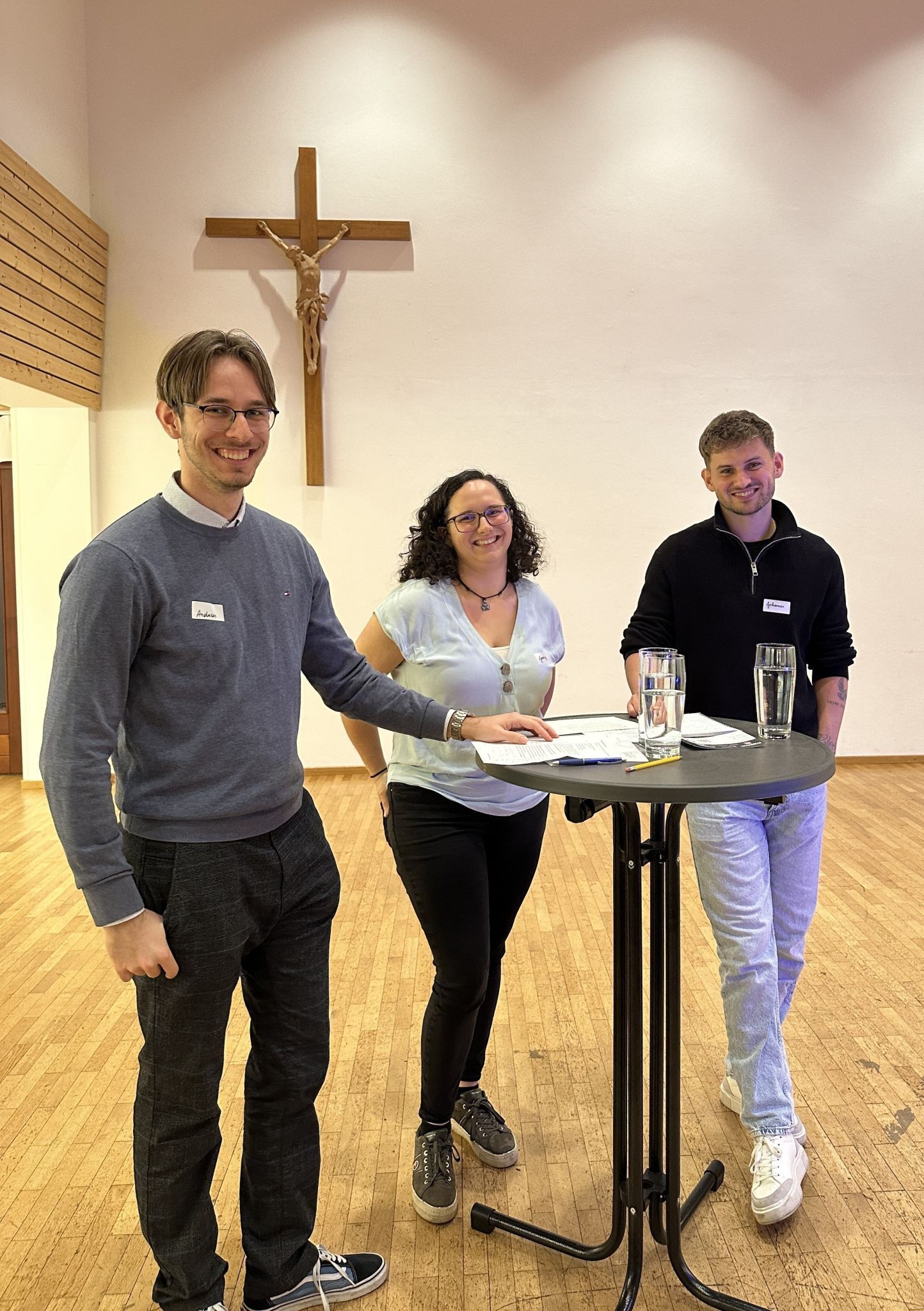 Fußballprofi Johannes Tartarotti stand gerne Rede und Antwort und erzählte, wie der Glauben ihm Kraft im Alltag schenkt.