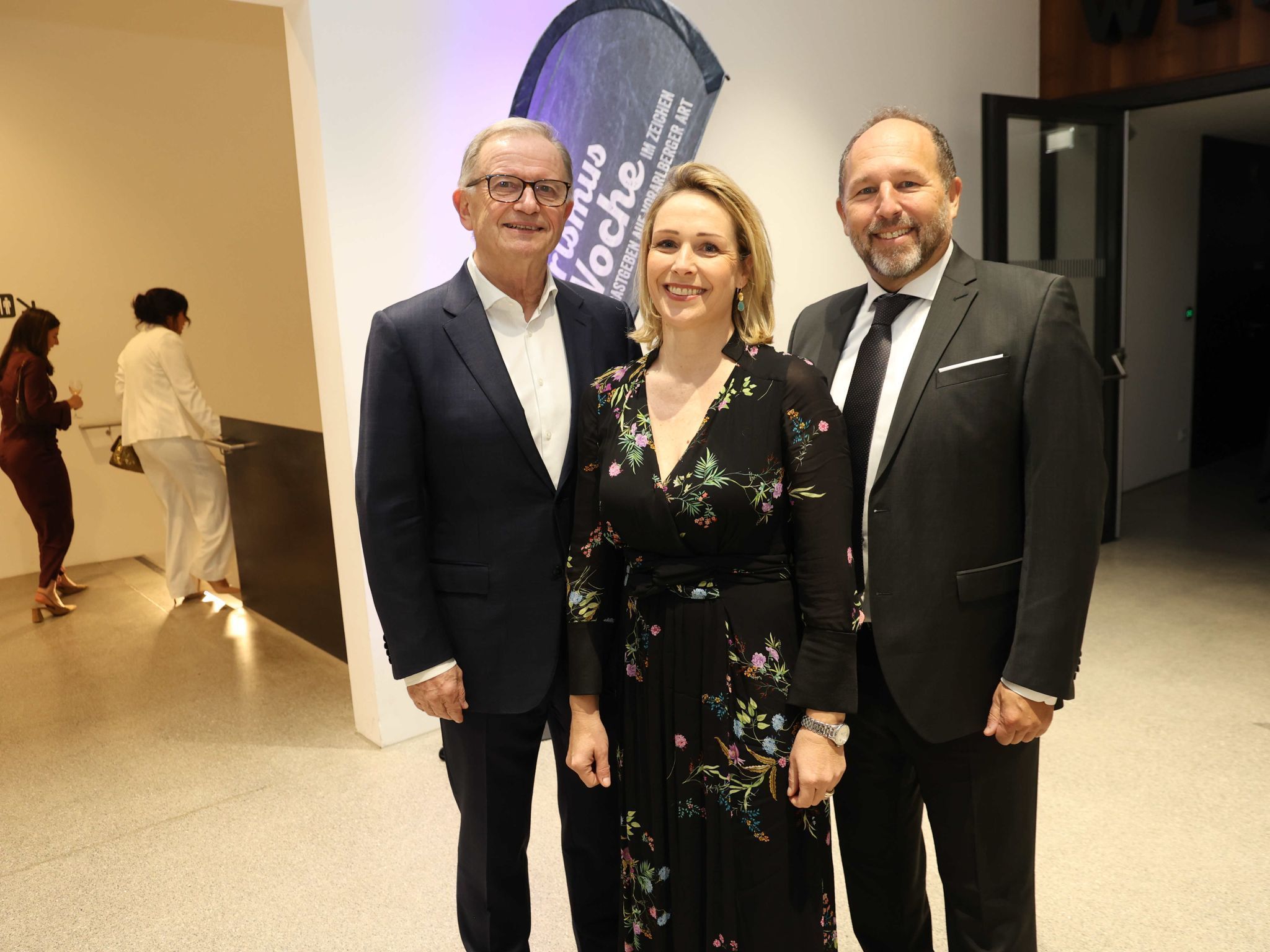 WKV-Präs. Karlheinz Kopf, Dir.-Stellv. Gurdrun Petz-Bechter und Gerald Peter (Hotel Sonne 1806, Dornbirn).