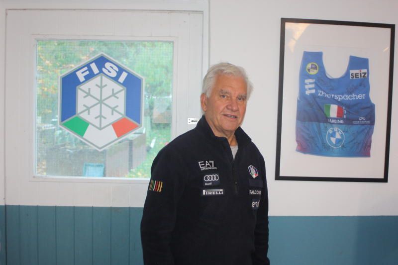 Für Italiens Rodelteam sorgt er für perfekte Bedingungen.