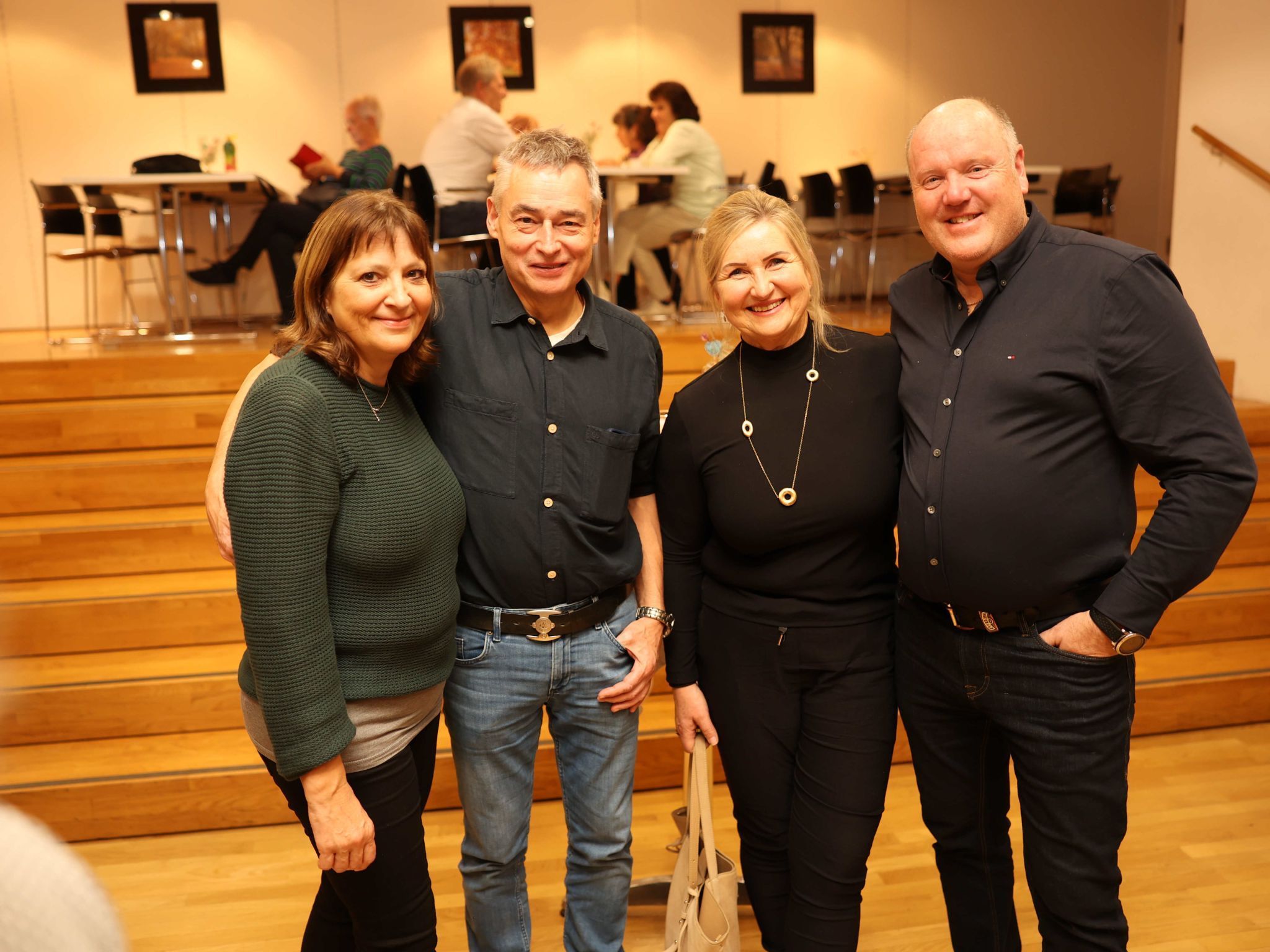 Birgit Kopf, Dietmar Schöch, Melitta und Markus Greussing.