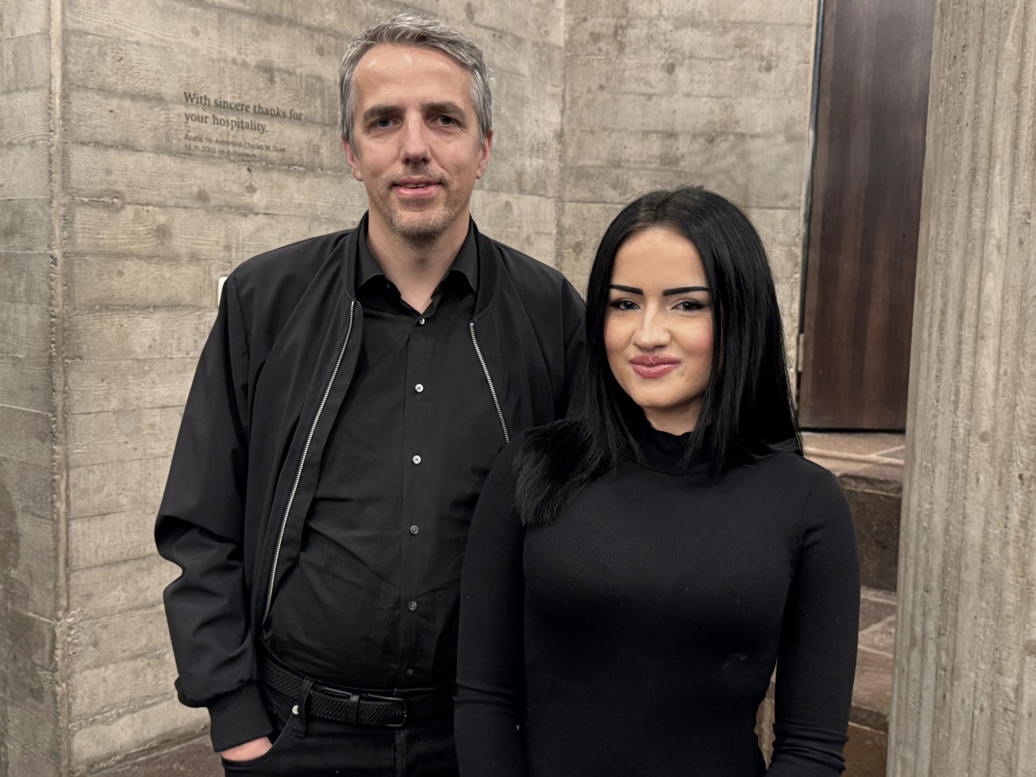 Unter den Gästen: Daniel Mutschlechner mit Tochter Emilia.