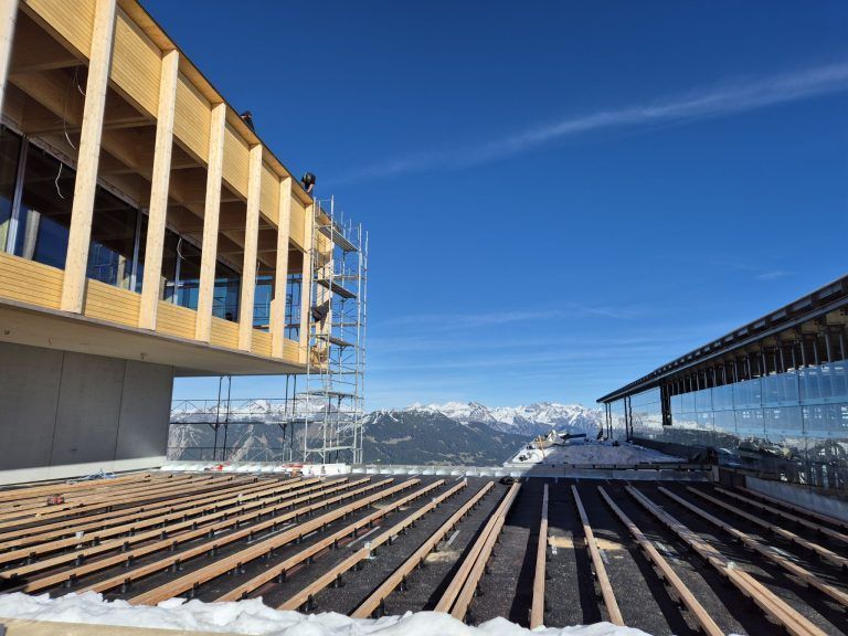 Neues Bergrestaurant Grüneck, Golm, Golmerbahn, GSL-Tourismus