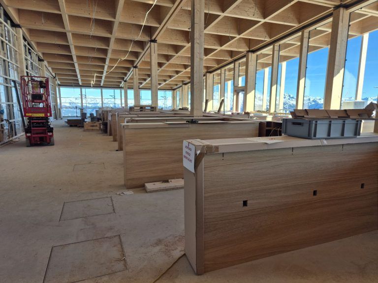 Neues Bergrestaurant Grüneck, Golm, Golmerbahn, GSL-Tourismus