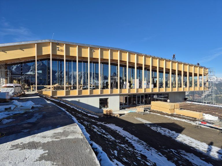 Neues Bergrestaurant Grüneck, Golm, Golmerbahn, GSL-Tourismus