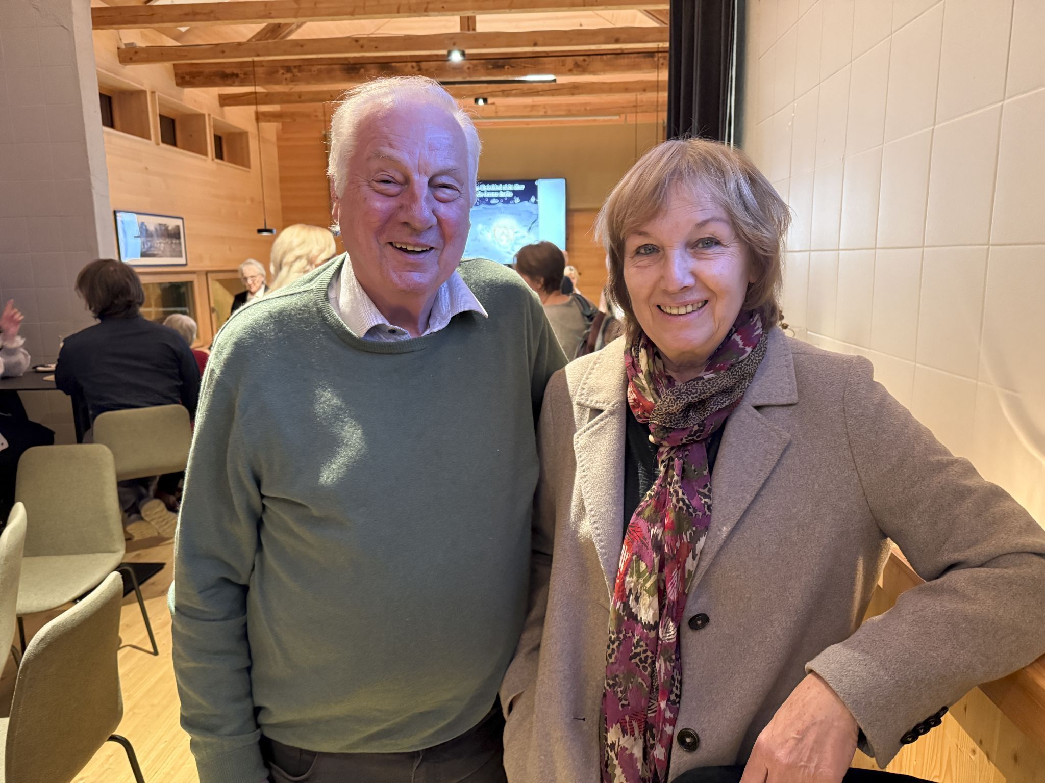 Ingrid und Fritz Huber waren unter den Zuhörern