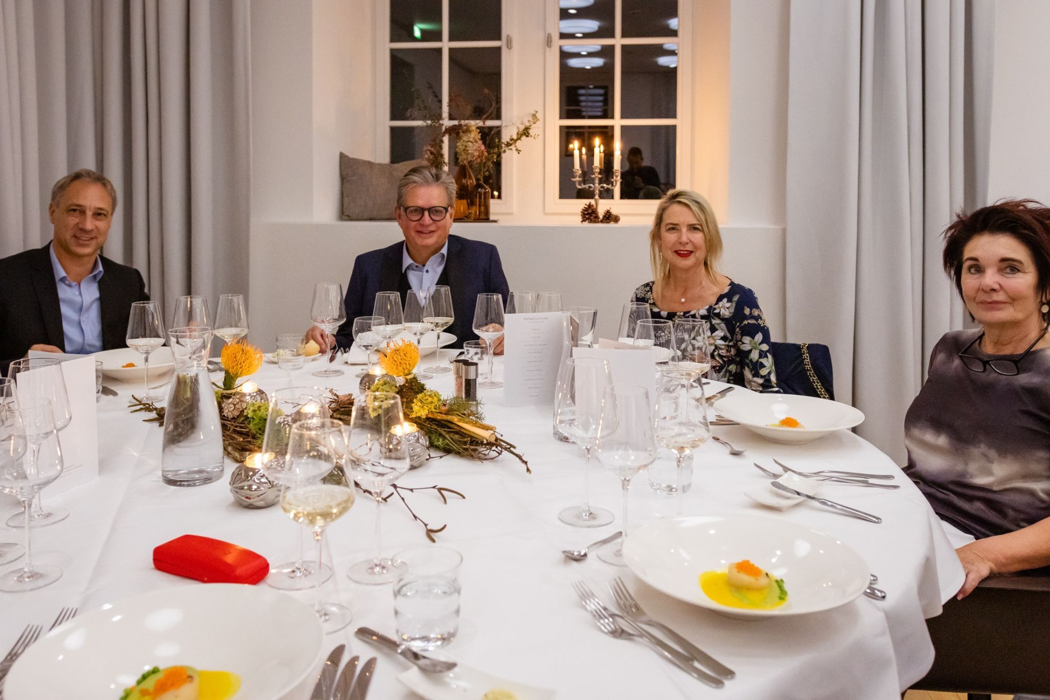 Thomas Scharwitzl (GF Benevit), Irene und Peter Vogler (GF Schloss Hofen) und Petra Dreher.