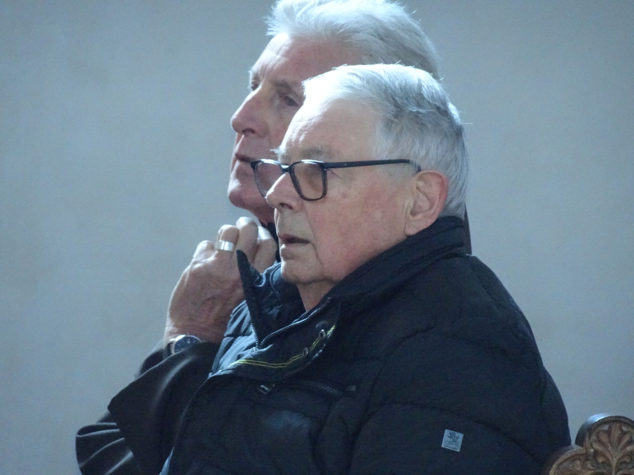 Klostervater Elmar Mayer bei der Festpredigt.