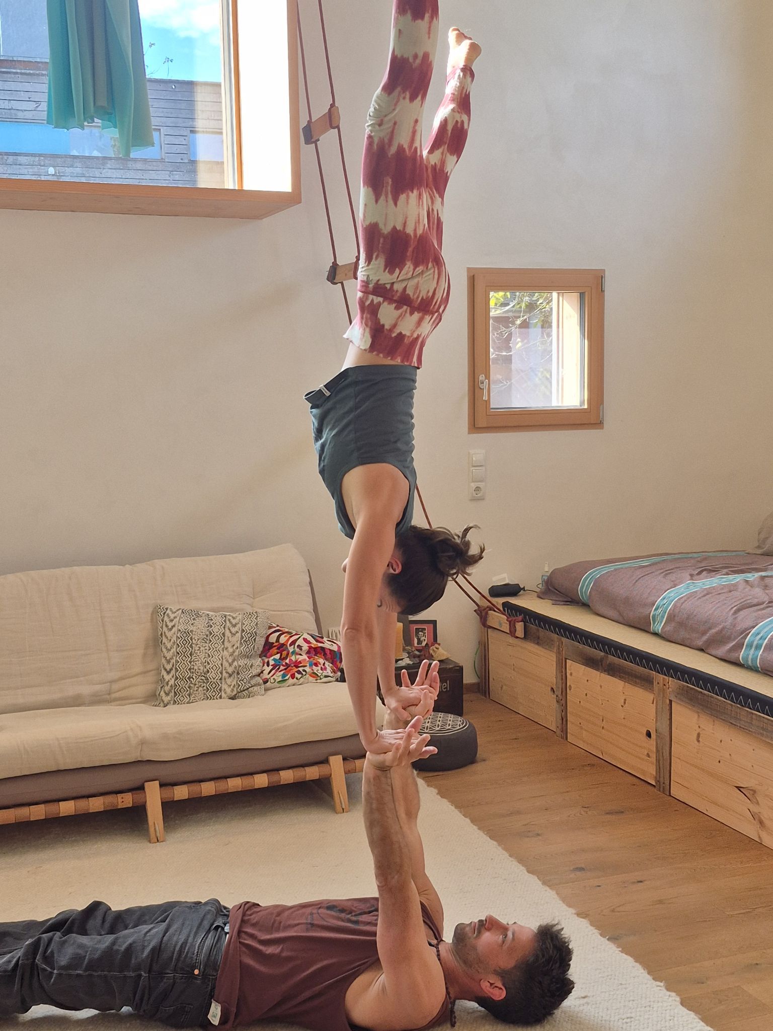 Im Training zählt nicht die Stärke,  sondern Vertrauen und das Genießen des Momentes. JH