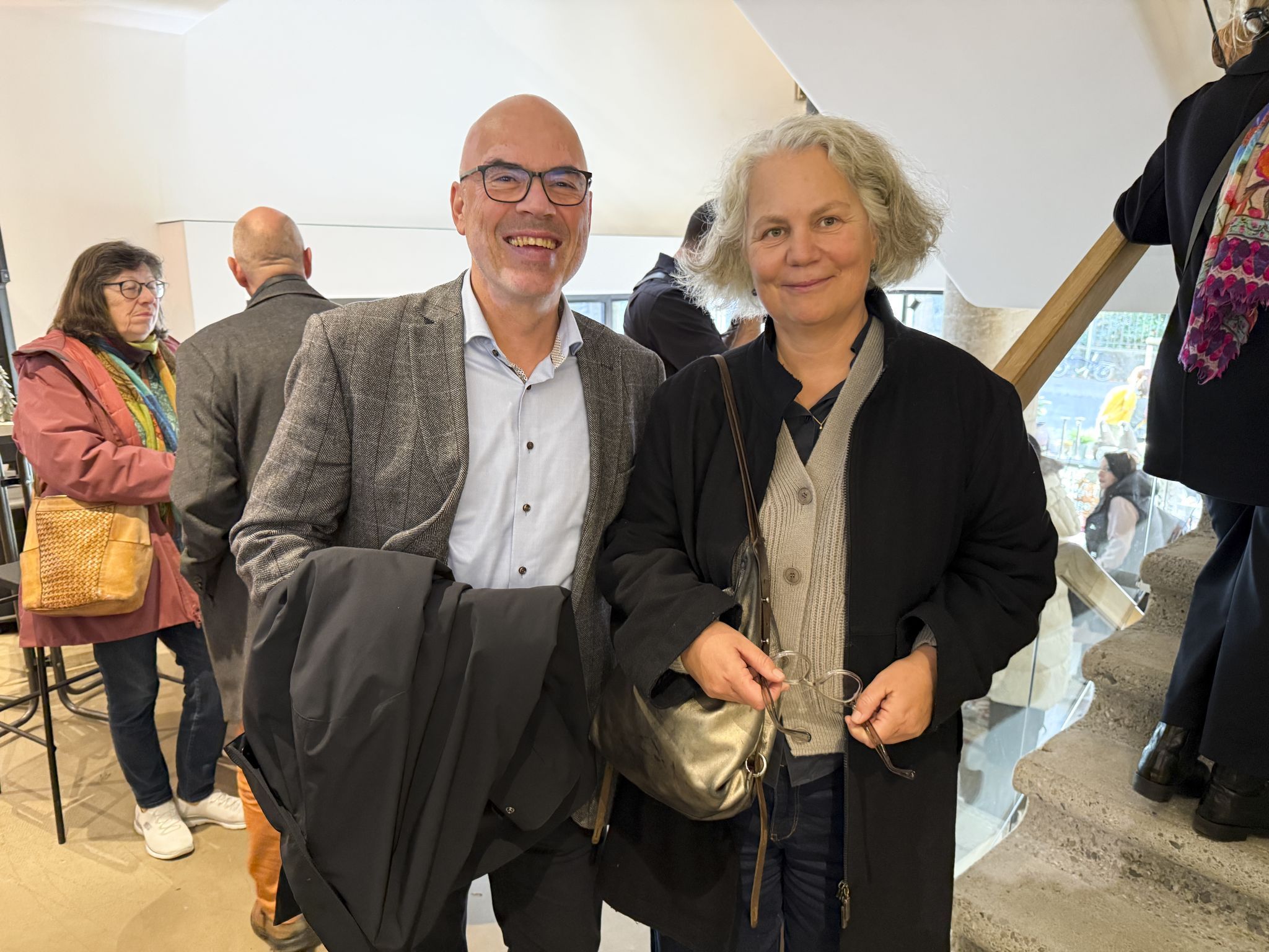 Finanzkammerdir. Andreas Weber und Museumsleiterin Petra Zudrell