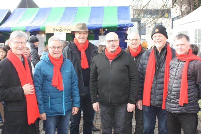 Merowinger Bläser spielen im Rankweiler Hof.