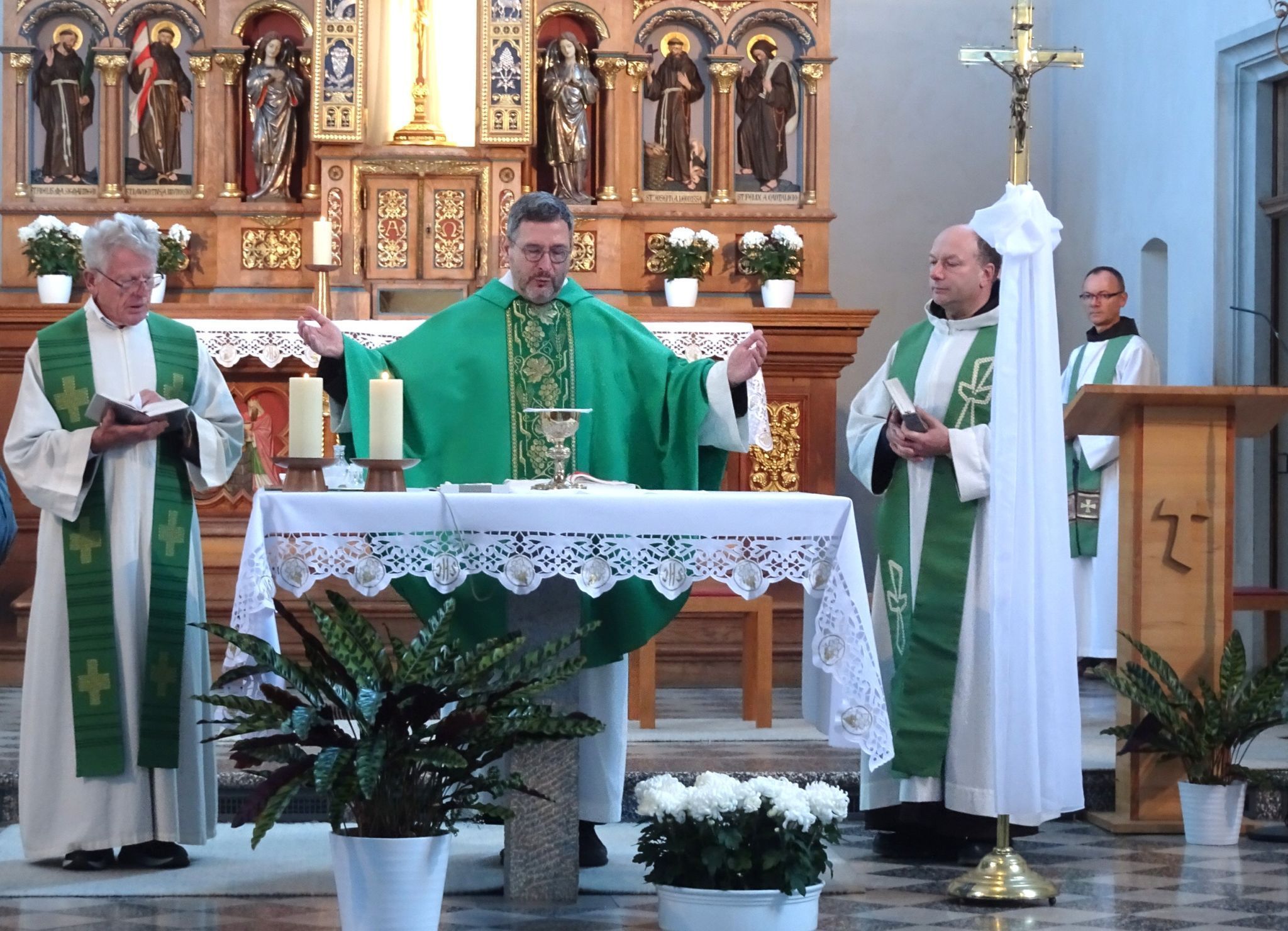 Bruder Helmut Rakowski betonte in der Festpredigt, dass er froh ist, dass mit der Stadt Dornbirn ein umsichtiger Nachfolger gefunden wurde.