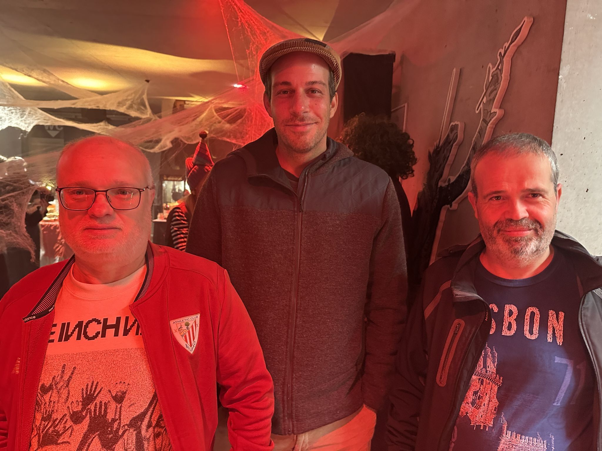 Jürgen Strolz, Johannes Kühne und Peter Strolz ließen sich die spannende Veranstaltung nicht entgehen