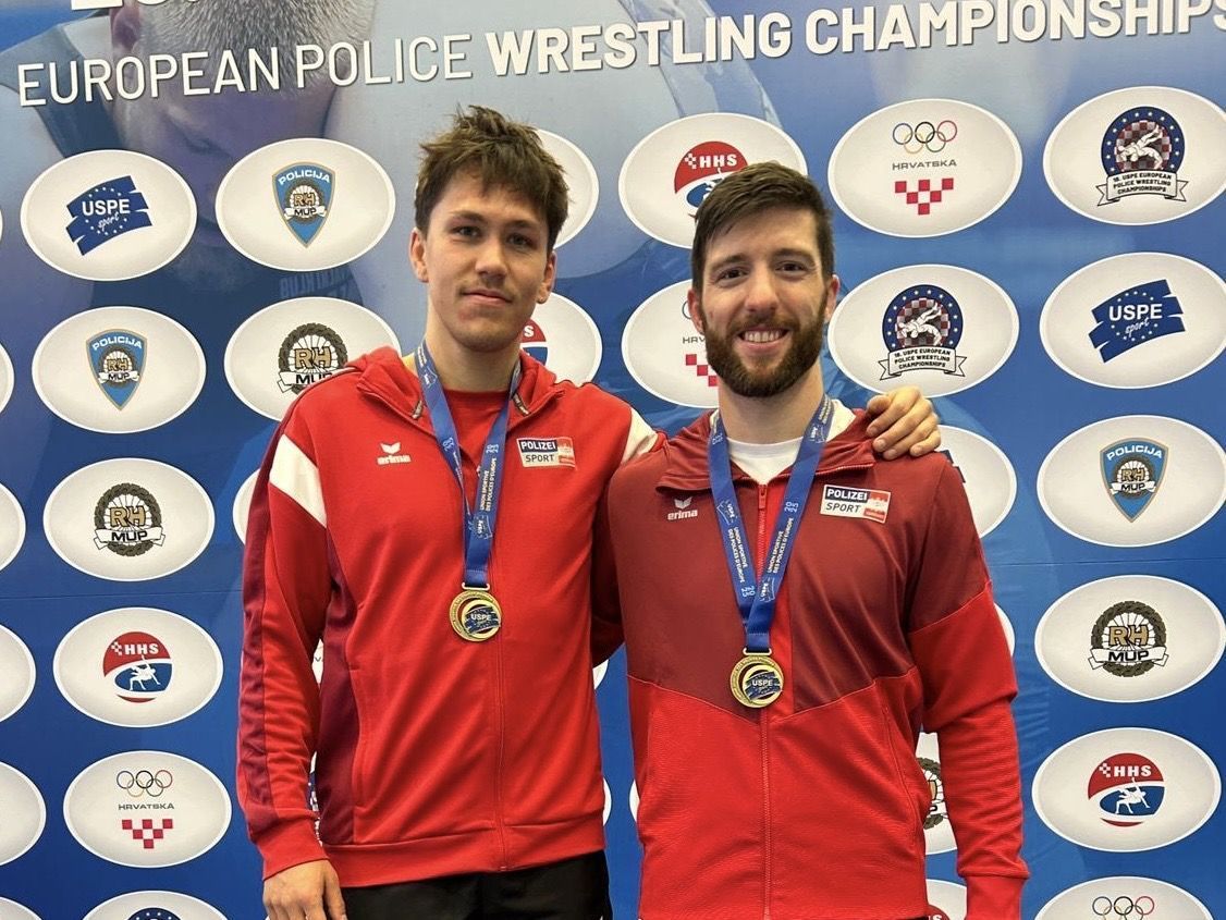 Laurin Hartmann (l.) und Andre Kogler (r.) holten drei Bronzene.privat