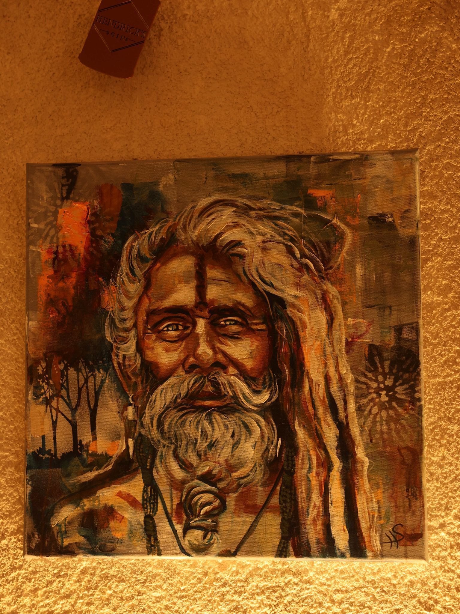 In den Gesichtern soll Weisheit zum Ausdruck kommen.