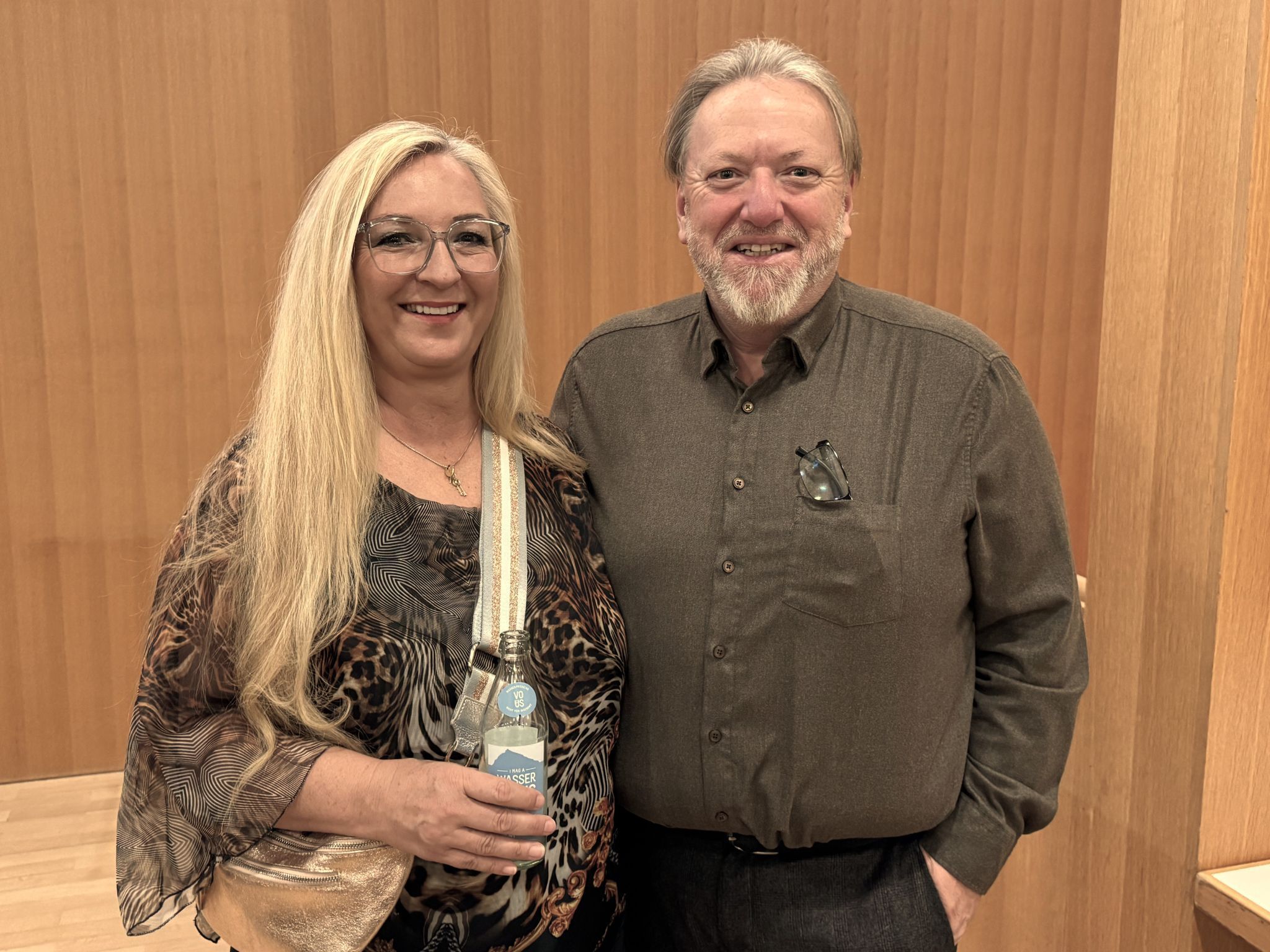 Herbert Koch (Herbert's Dorfmetzg) mit Daniela Kandler.