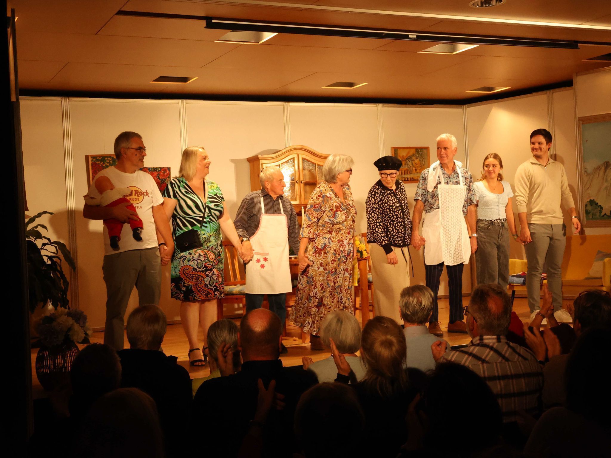 Das Ensemble nach der Vorstellung.