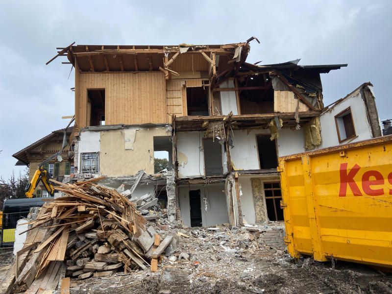 Abbriss ist erfolgt.