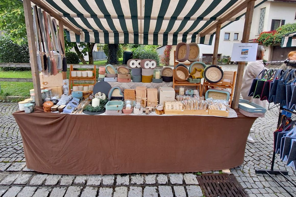 Die Auswahl an handgemachten Unikaten war riesig.