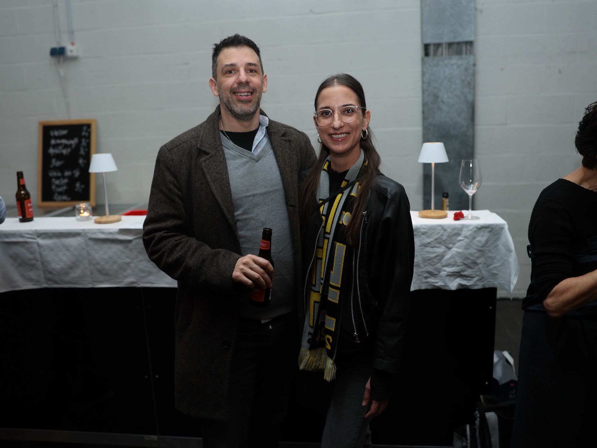 Schauspieler Anwar Kashlan und Beate Buchsbaum (