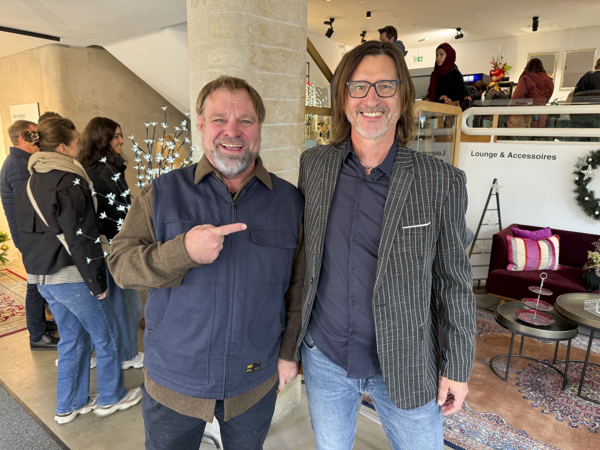 SR Valentin Sottopietra mit AMS Stellenleiter Christian Benzer