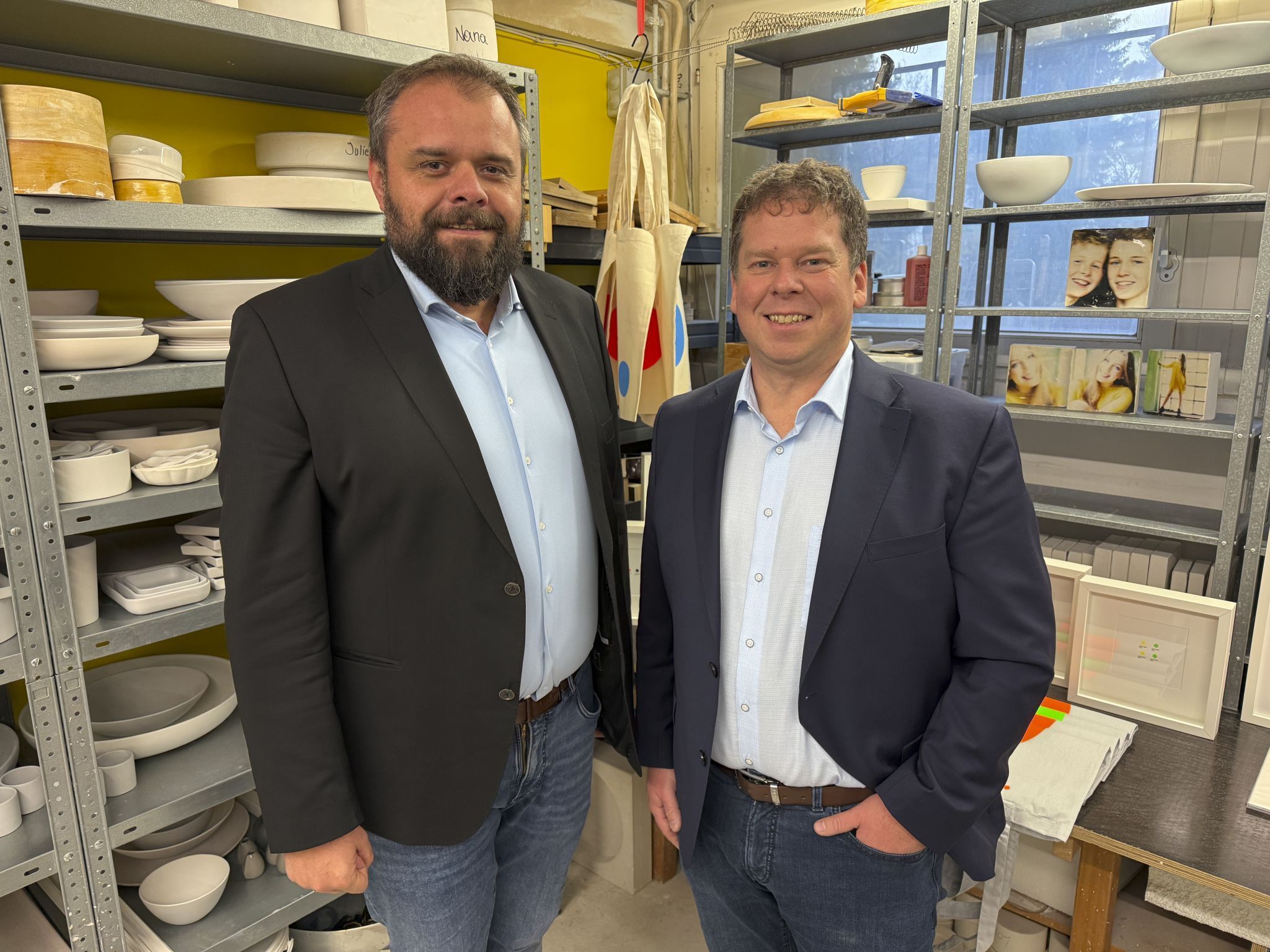 Bgm. Markus Fäßler und Christoph Winkler zogs nach Lustenau