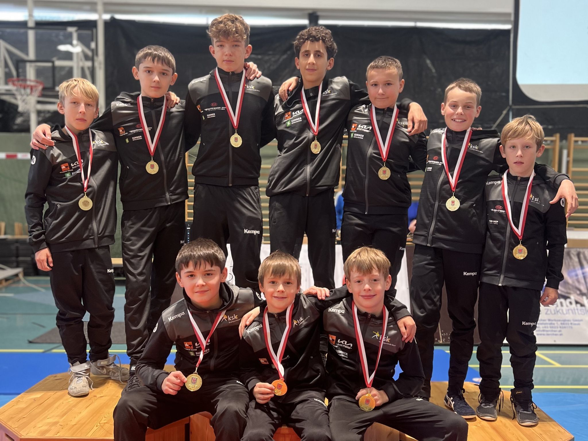 Alle Medaillengewinner vom KSK Klaus.