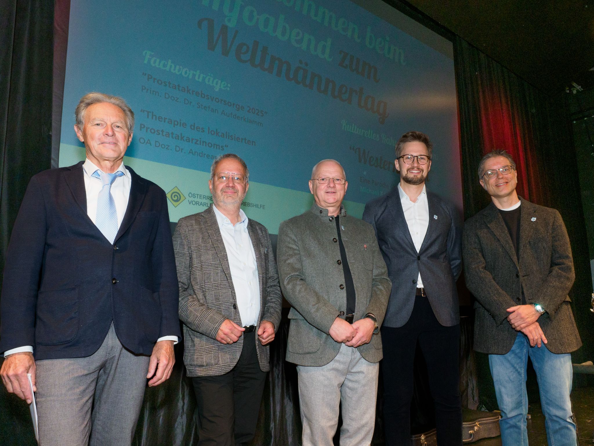 Dr. Walter Zumtobel, OA Dr. Bernd Hartmann, Primar Doz. Dr. Alfred Hobisch, Primar Doz. Dr. Stefan Aufderklamm