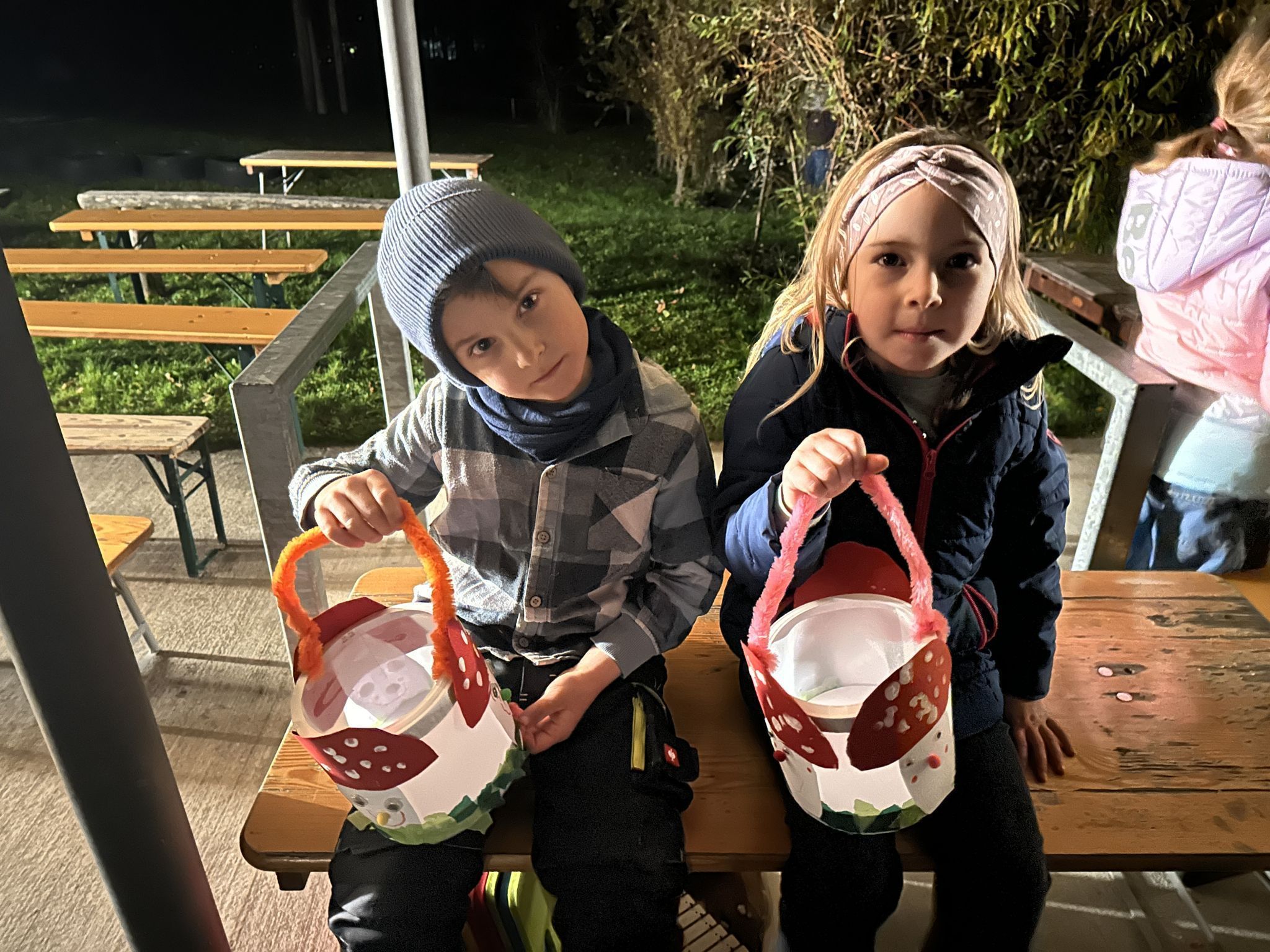 Pius und Hedda spielten die Hauptrollen bei der Theateraufführung zur Geschichte des Heiligen Martins