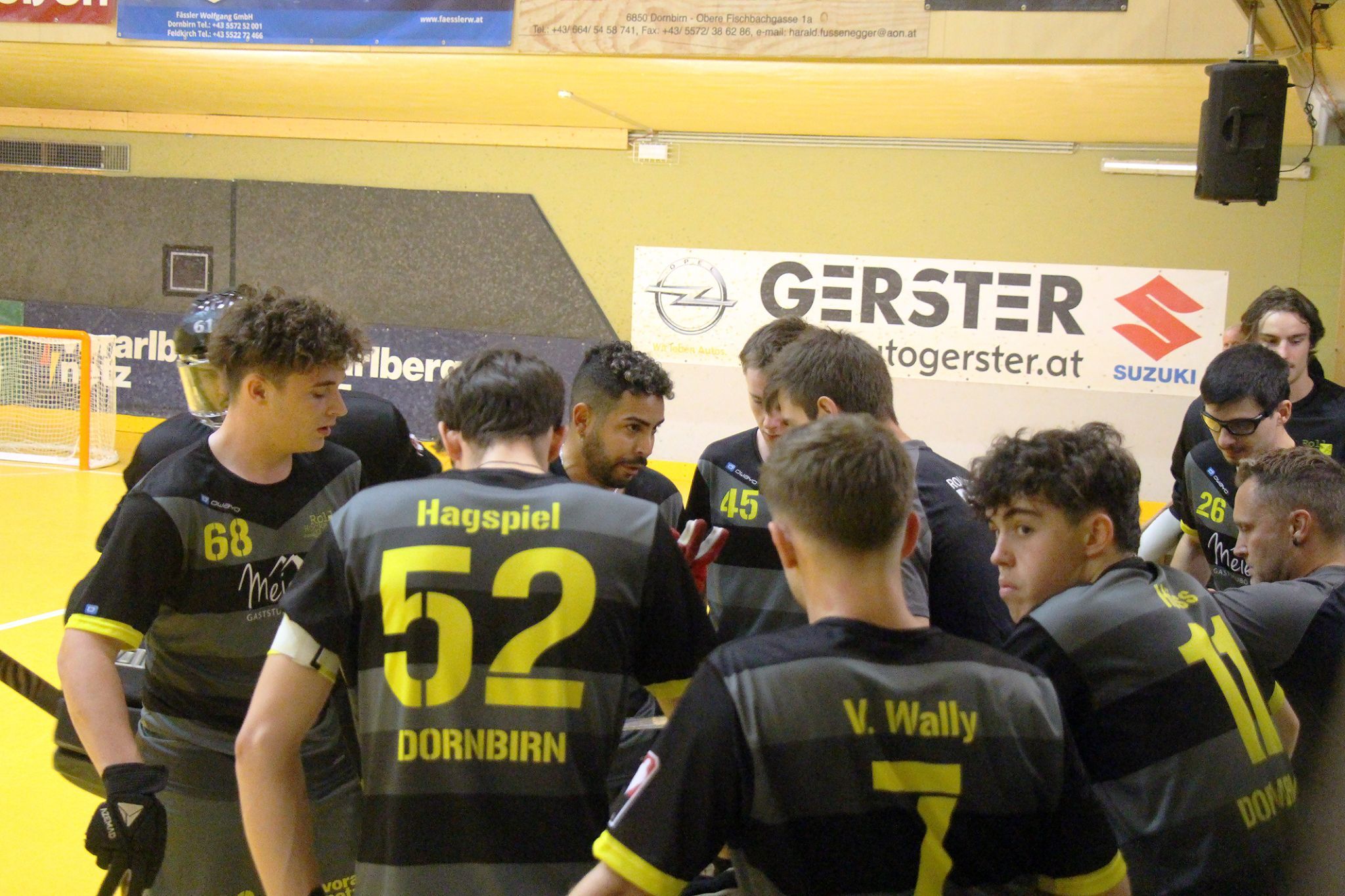 Jubel beim RHC Dornbirn nach dem Einzug ins Cup-Viertelfinale.