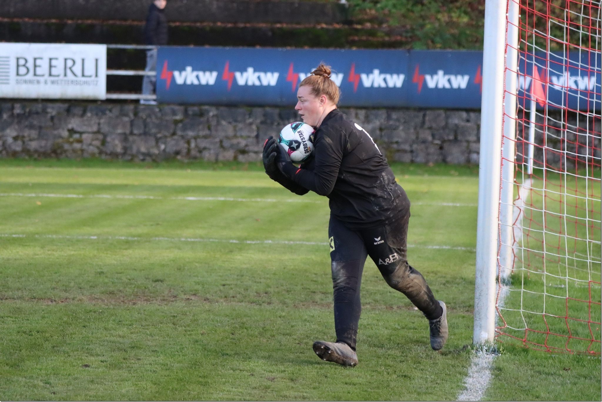 Ersatz Torfrau Nicole Göttfried kassierte drei Gegentore.