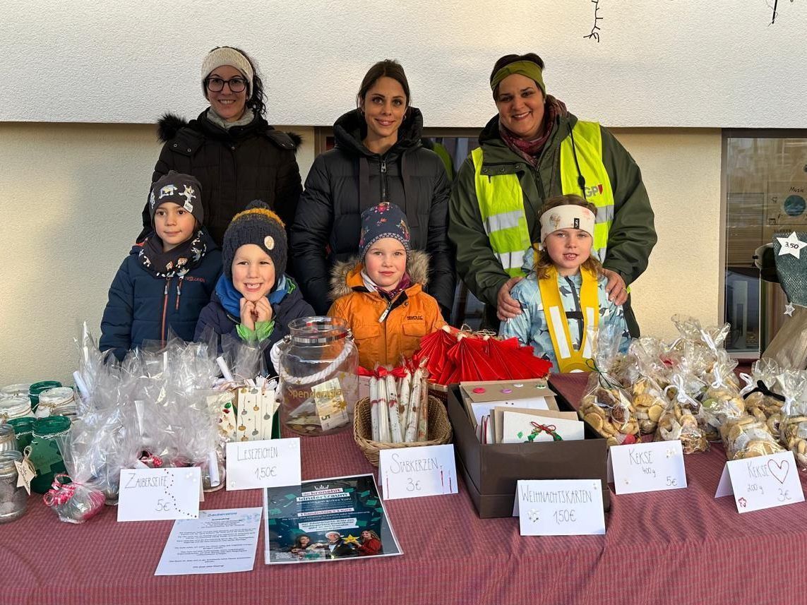 Der Kindergarten Rosenlächer spendete die Einnahmen an 