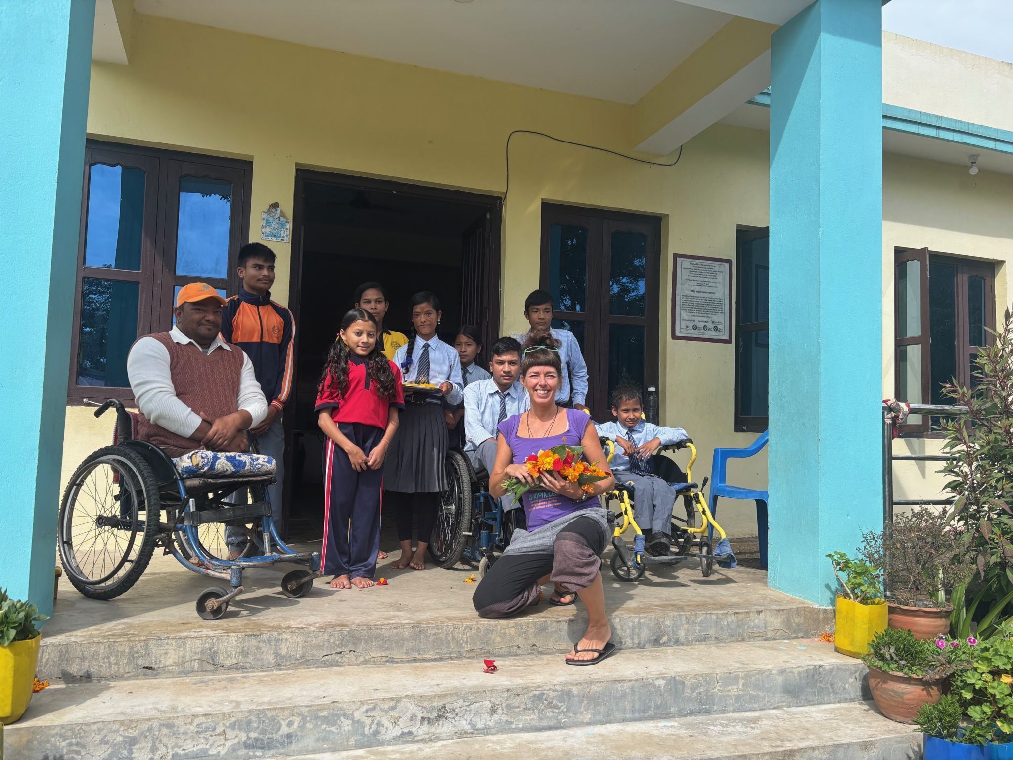  Auch Lernzentren für Menschen mit Behinderungen zählen zu den Projekten.