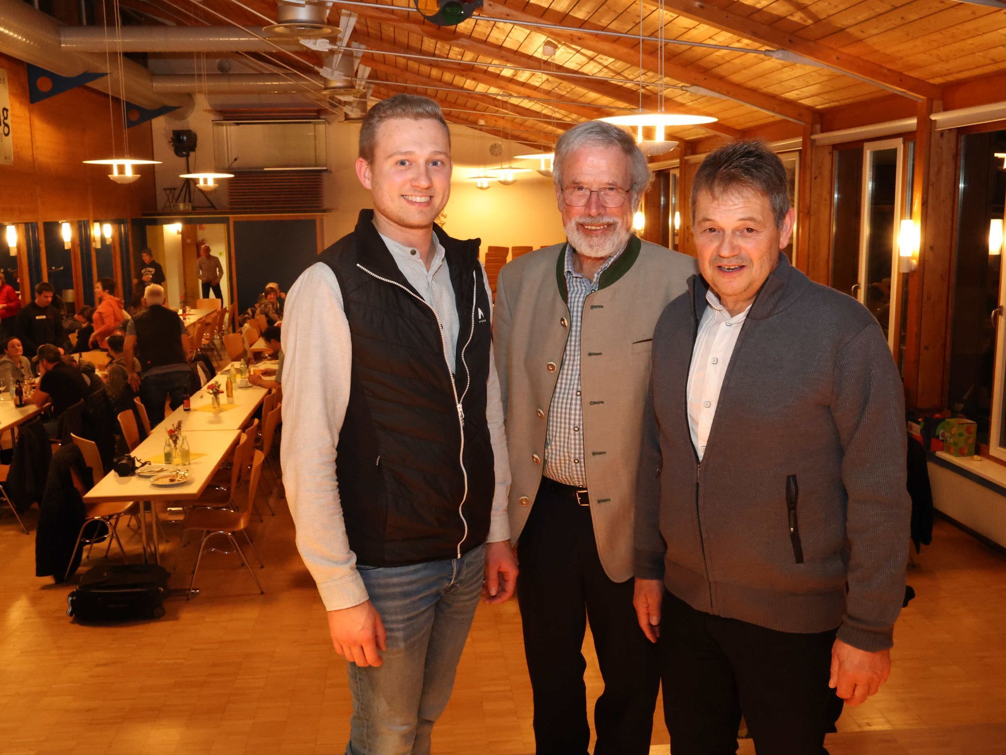 Bgm. Lukas Batlogg, Gründer Günter Stadler und Bgm. Walter Rauch.